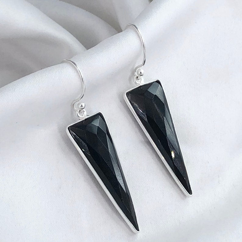 Black Onyx Earrings By Harshita Jewellery