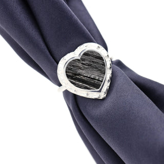 Raw Black Tourmaline Heart Ring, Bar Tourmaline Ring , Black Tourmaline Heart For Women, Natural Rough Stone, Handmade Ring, Gift For Her