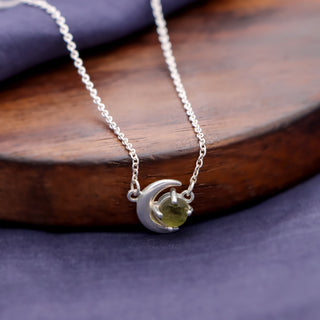 Genuine Moldavite Rough Pendant 100% Natural With Certified Gemstone From Czech Republic 925 Sterling Silver Handmade Designer Jewelry
